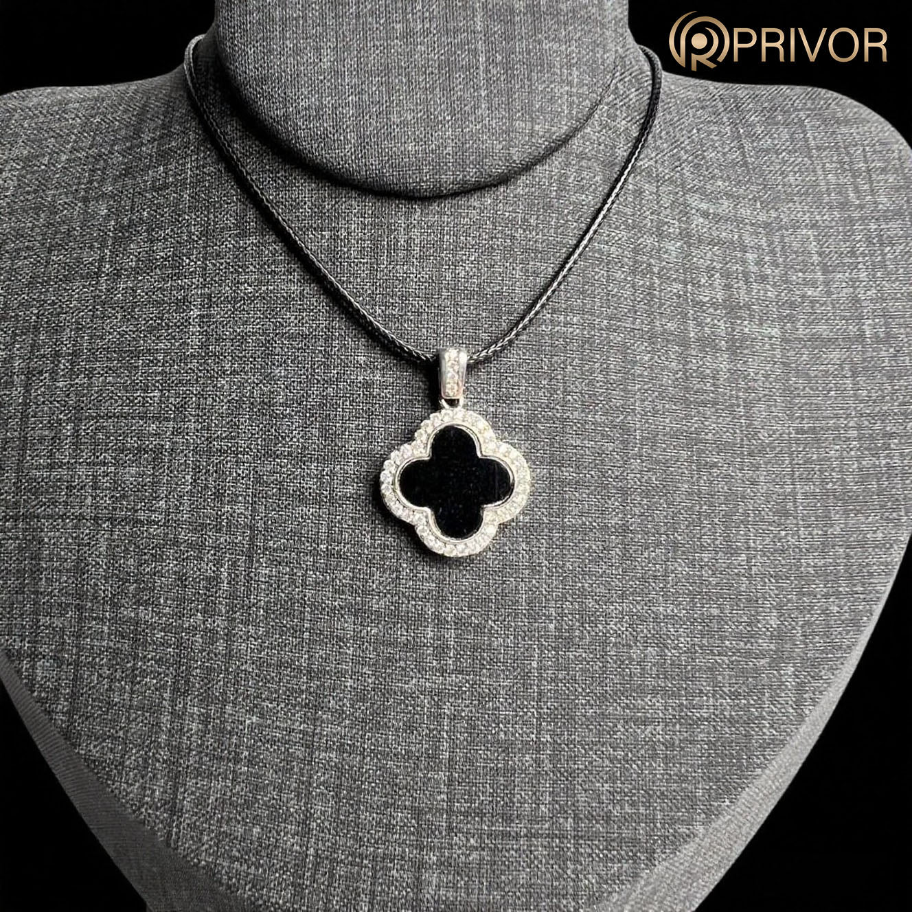 Moss Clover Ink-Jadeite Pendant