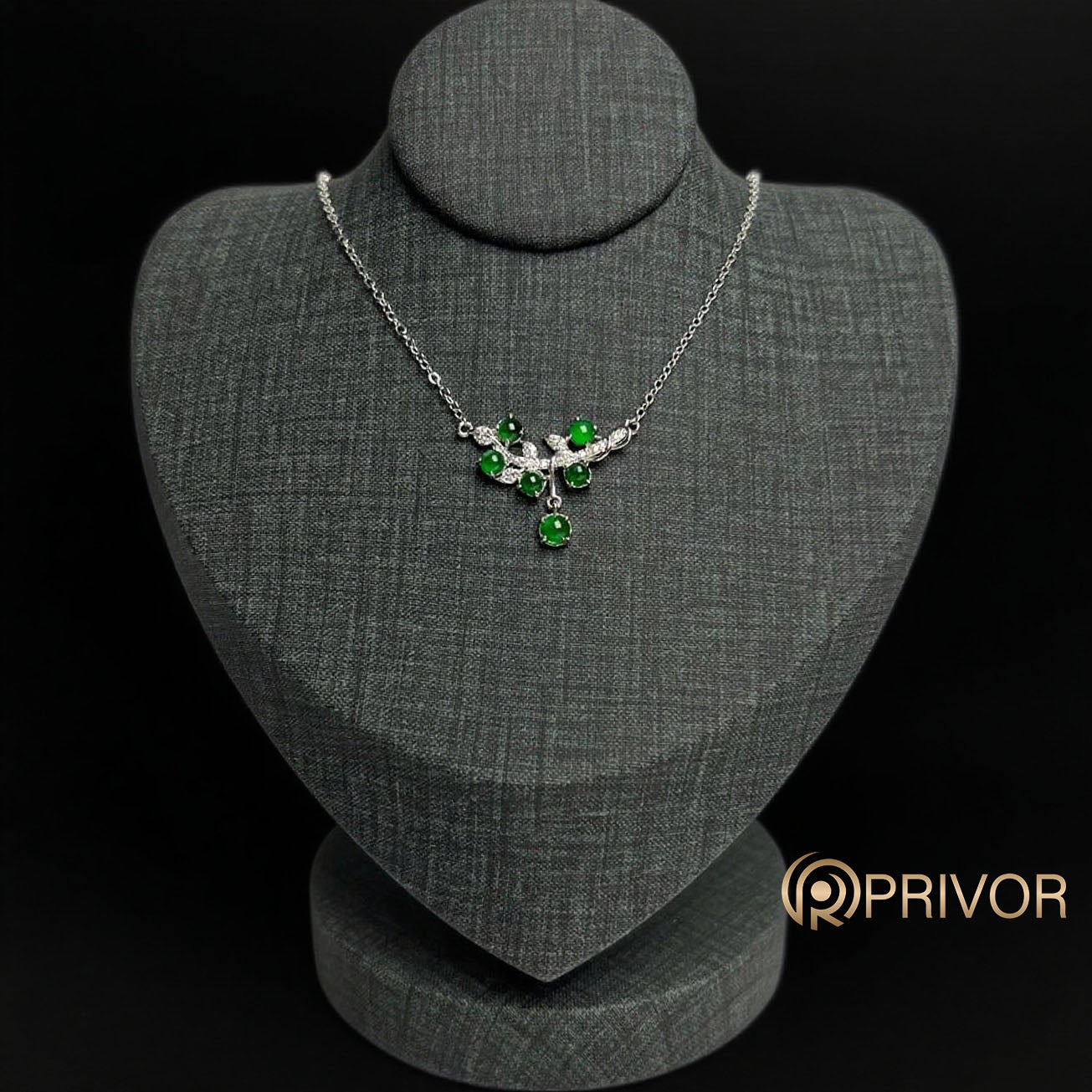 Emerald Bloom Necklace