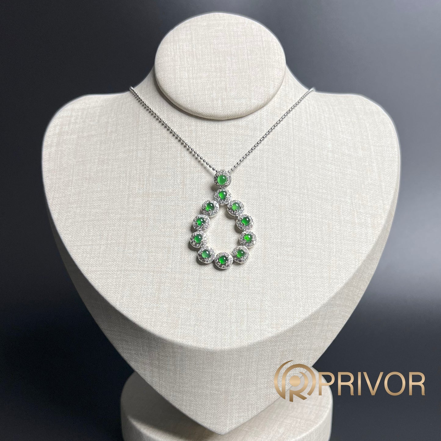 Dewdrop Halo Necklace