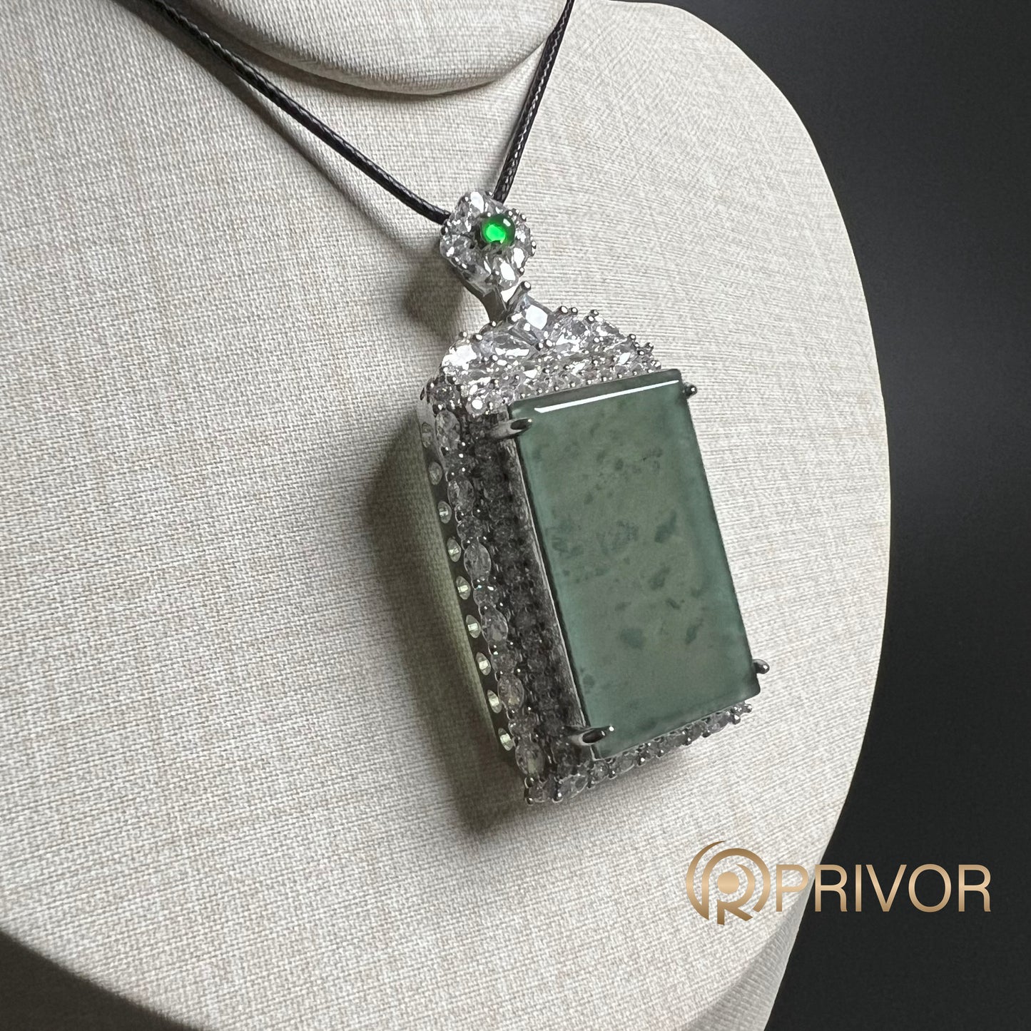 Imperial SnowStorm Frame Pendant