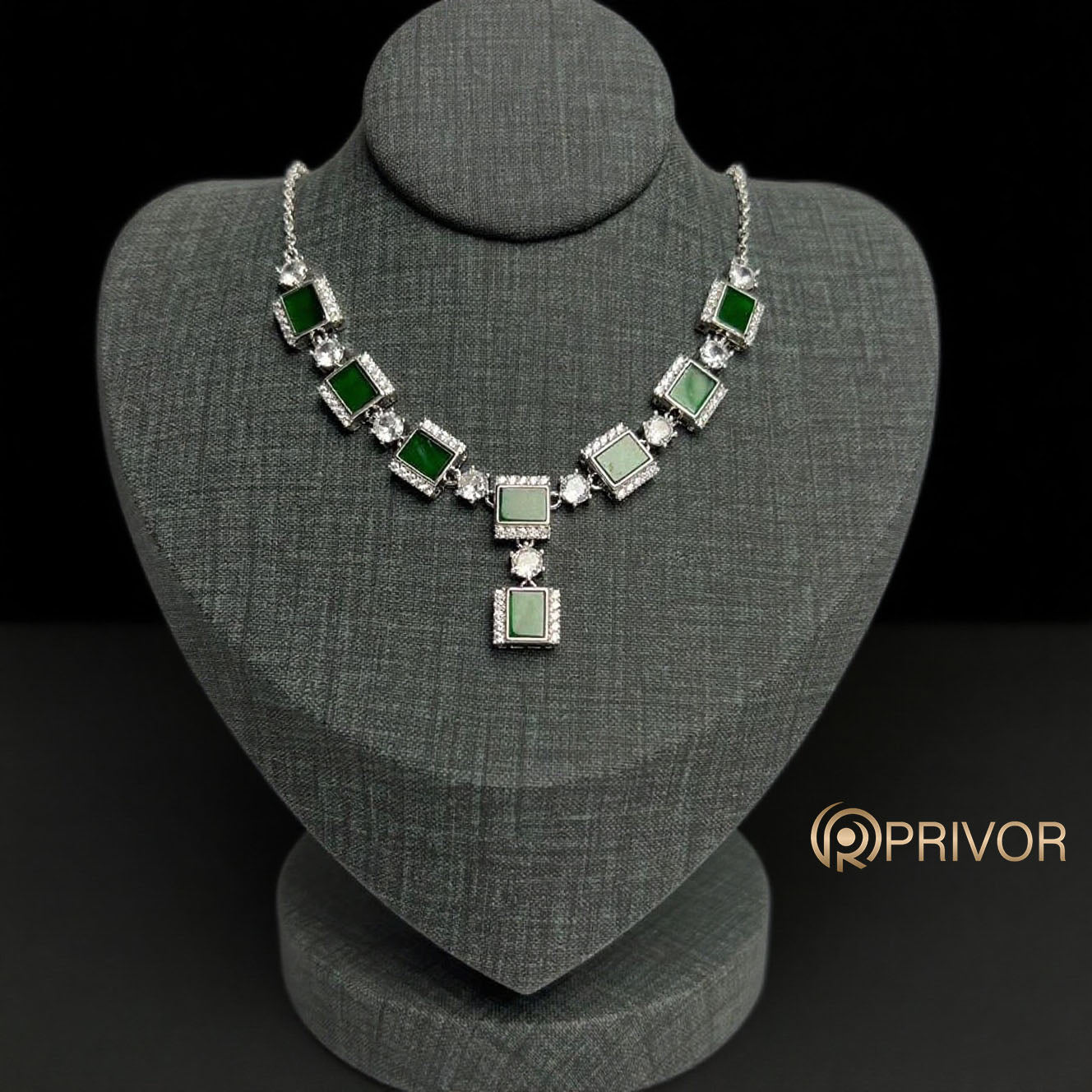 Imperial Square Symphony Necklace