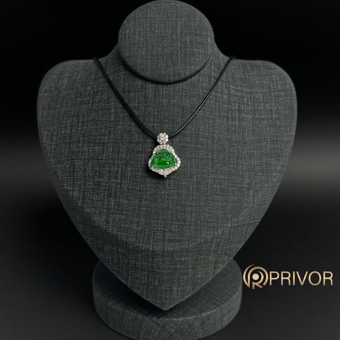 Halo Buddha Jadeite Spark