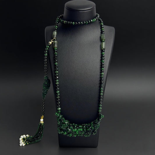 Jade Forest Elegance Necklace
