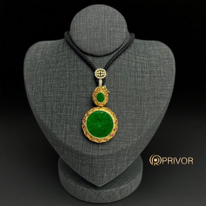 Imperial Green Jade Pendant