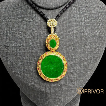 Imperial Green Jade Pendant