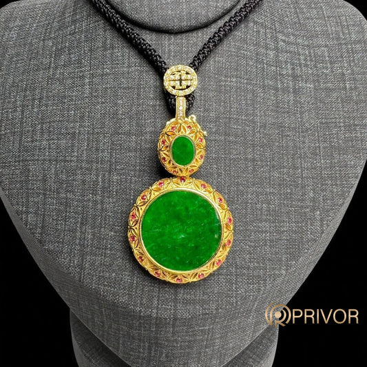 Imperial Green Jade Pendant