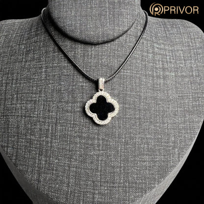 Moss Clover Ink-Jadeite Pendant