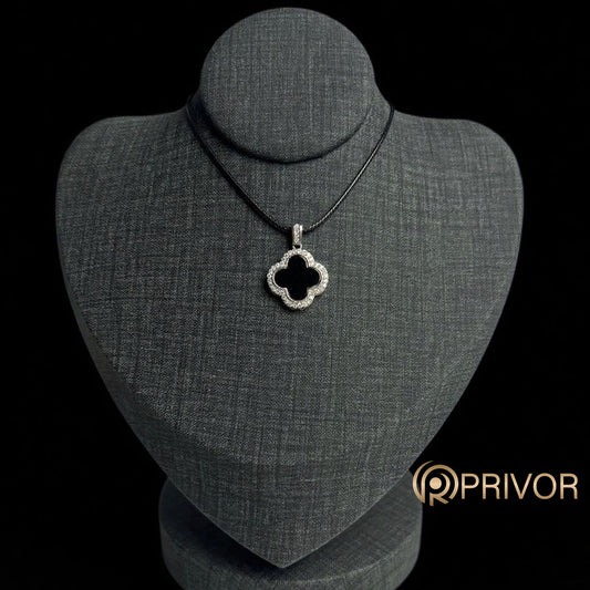 Moss Clover Ink-Jadeite Pendant