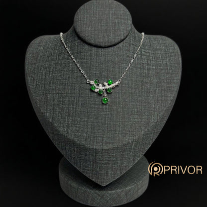 Emerald Bloom Necklace