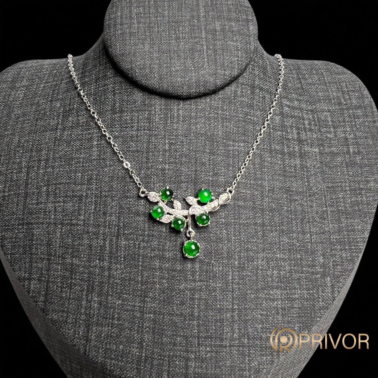 Emerald Bloom Necklace