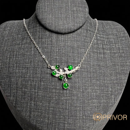 Emerald Bloom Necklace