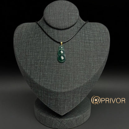 18K Gold Deep Forest Gourd Pendant