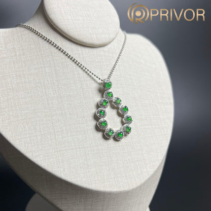 Dewdrop Halo Necklace