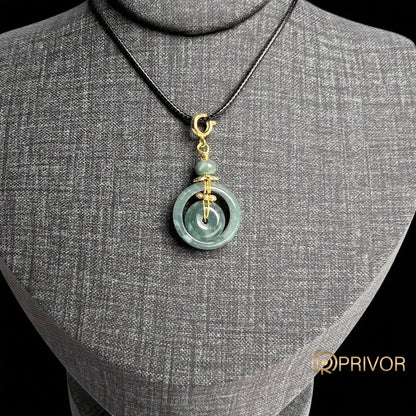 Double Circle Pendant