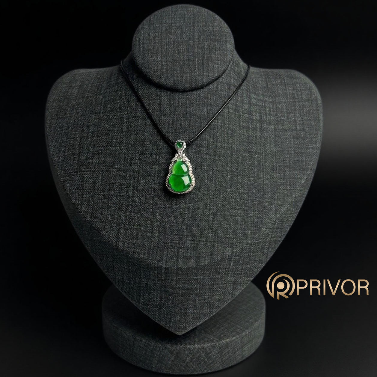 Jade Glow Drop Pendant