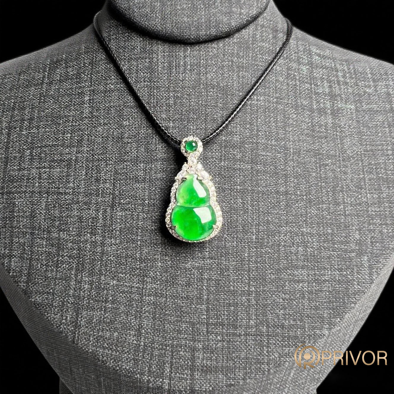 Jade Glow Drop Pendant