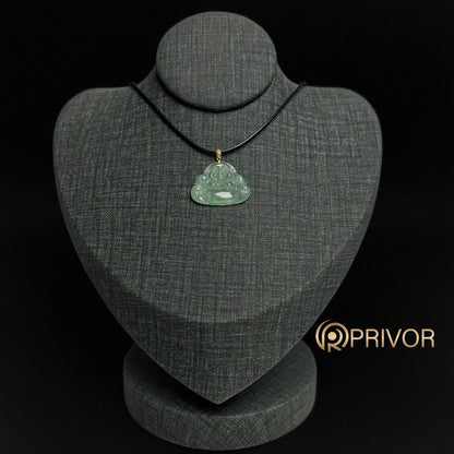 18K Gold Smilling Buddha Charm Pendant