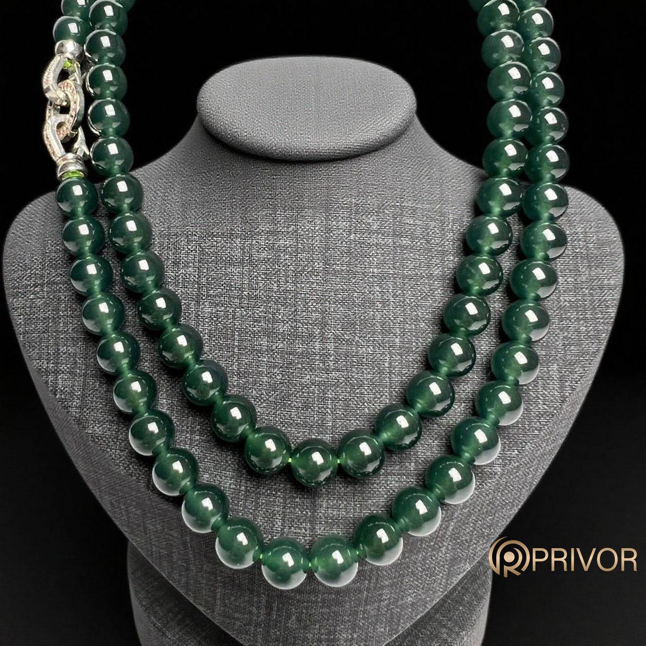 Imperial Verde Bead Necklace