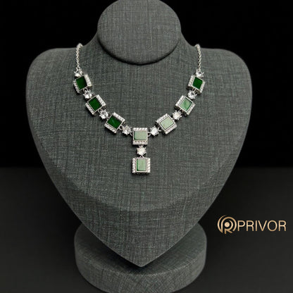 Imperial Square Symphony Necklace