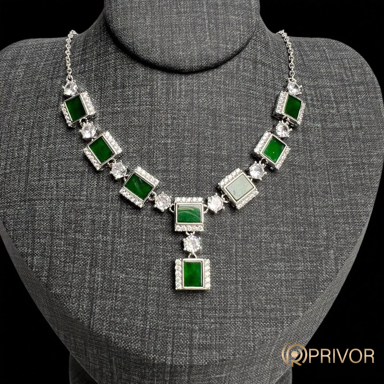 Imperial Square Symphony Necklace